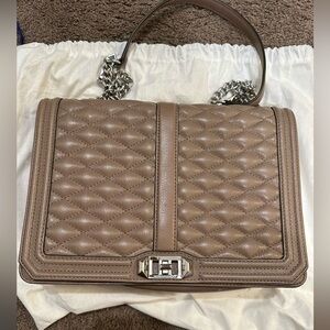 Rebecca Minkoff Quilted Shoulder Bag - Brown